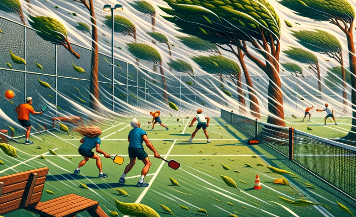 windy pickleball day
