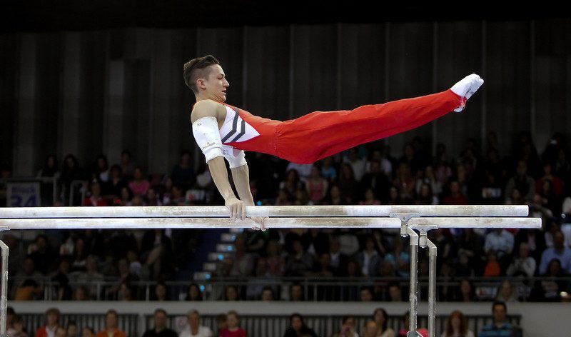 parallel bars gymnastics