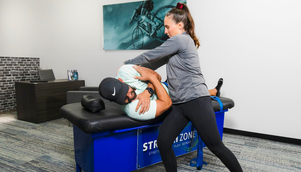 Practitioner assisted stretching