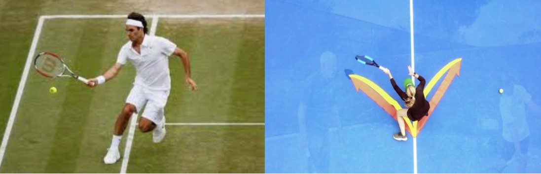 tennis volley