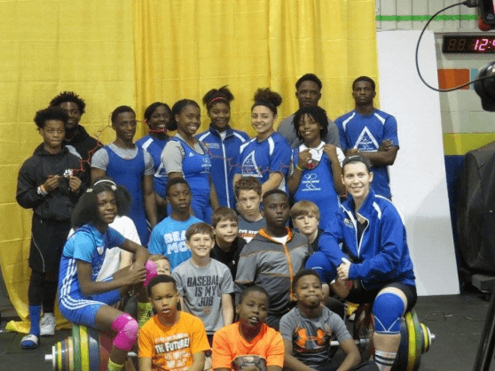 Young weightlifters