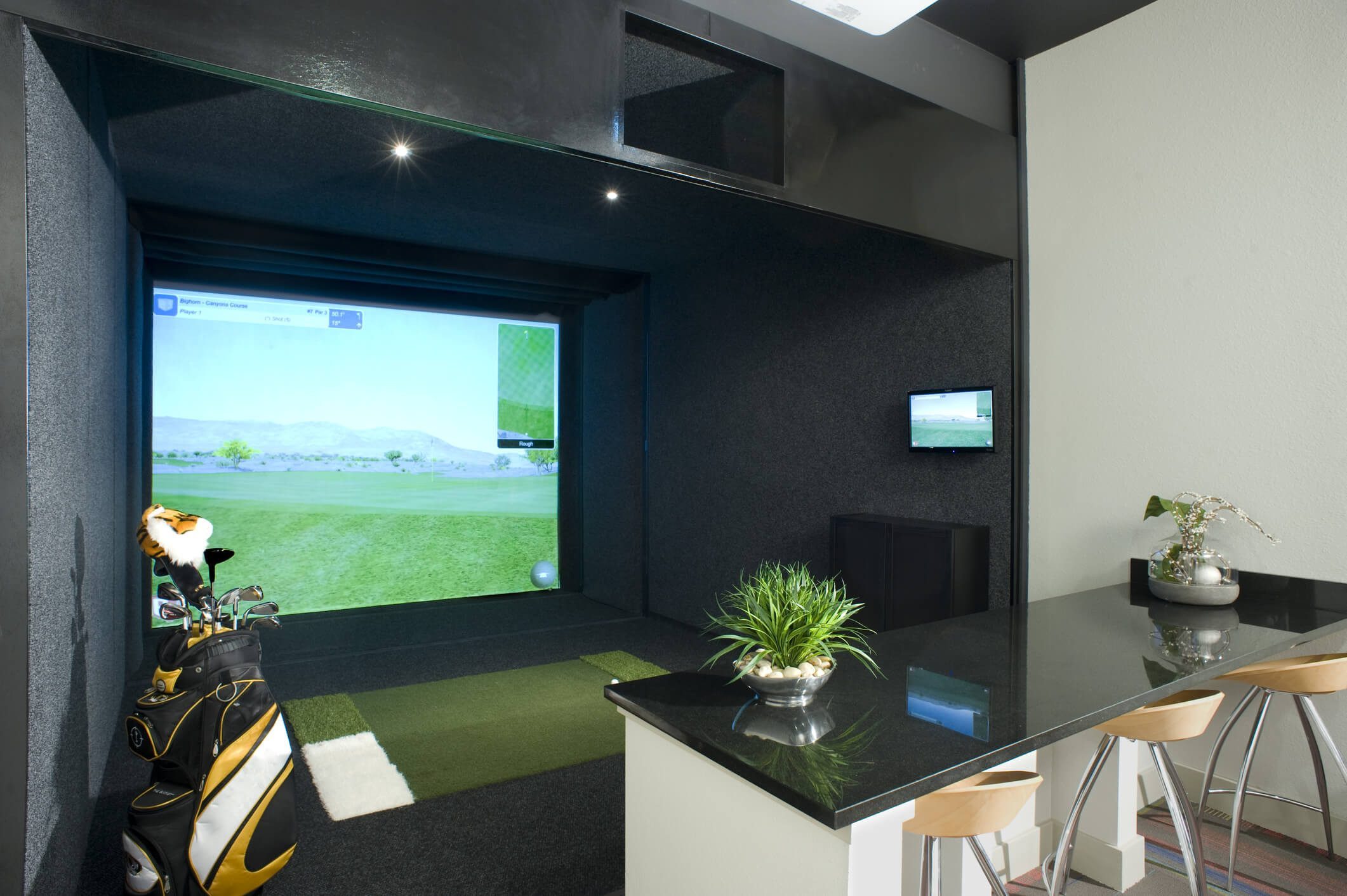 indoor golfing