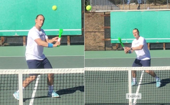 tennis  volley