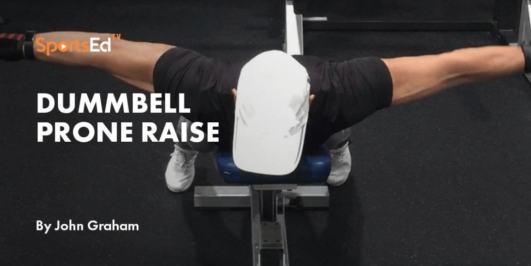 Dumbbell Prone Posterior Raise 