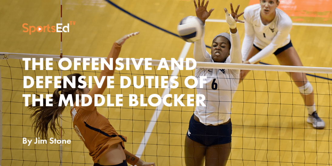 Middle Blocker In Volleyball