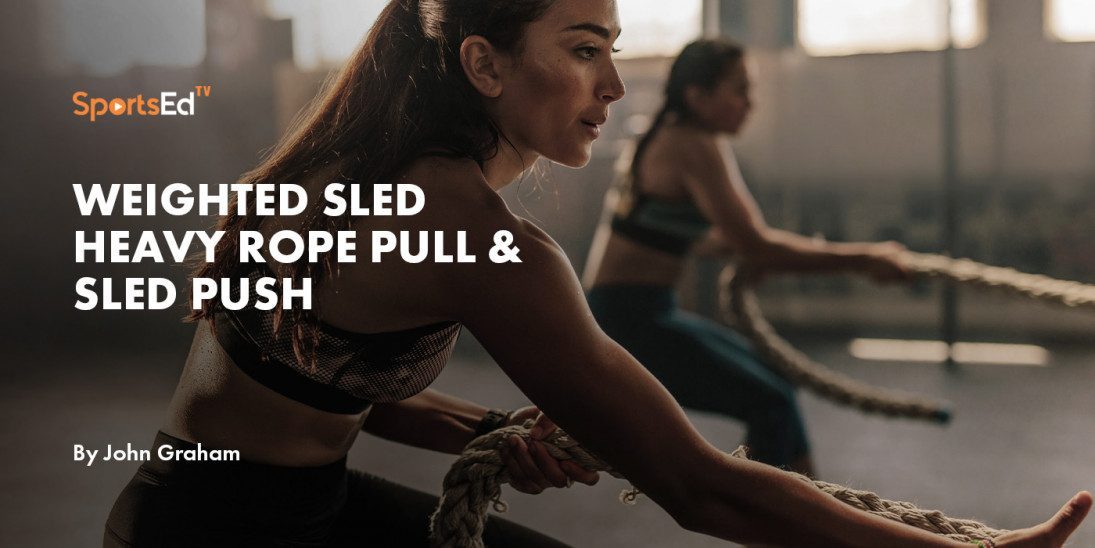 WEIGHTED SLED HEAVY ROPE PULL & SLED PUSH