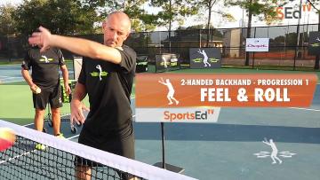 2-Handed Backhand Progression 1 - Feel & Roll