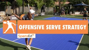 Mastering Offensive Pickleball Serve Strategy
