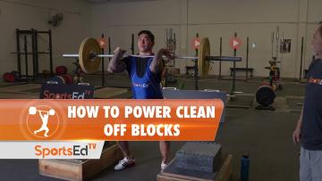How To Power Clean Off Blocks
