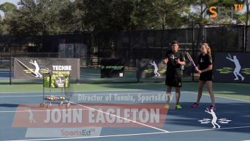 Forehand Swinging Volley/ Mid-Court