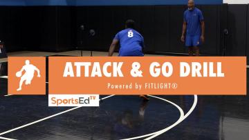 ATTACK & GO BASKETBALL DRILL