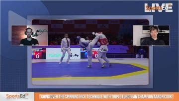 SportsEdTV Talks To Aaron Cook: Spinning Kick Technique