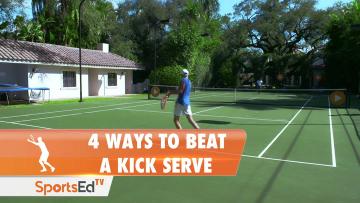 4 WAYS TO BEAT A KICK SERVE