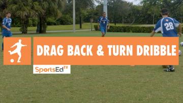 DRAG BACK & TURN DRIBBLE - Winning Dribbling Skills